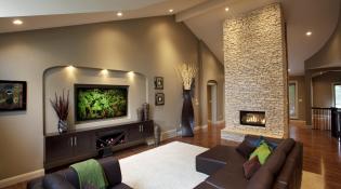 Contemporary Media Room